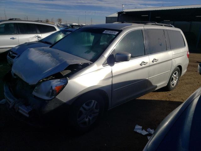 5FNRL384X7B428452 - 2007 HONDA ODYSSEY EX SILVER photo 1