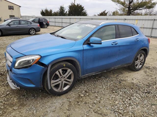 WDCTG4GB9FJ088244 - 2015 MERCEDES-BENZ GLA 250 4MATIC BLUE photo 1