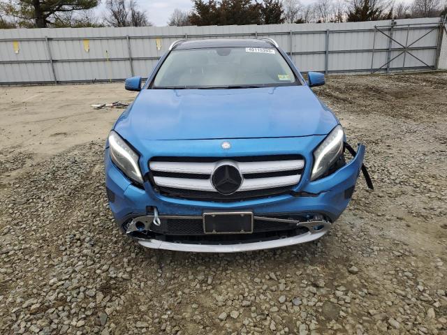 WDCTG4GB9FJ088244 - 2015 MERCEDES-BENZ GLA 250 4MATIC BLUE photo 5