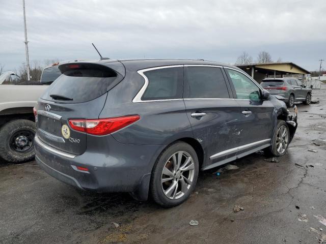 5N1AL0MM9EC534978 - 2014 INFINITI QX60 GRAY photo 3