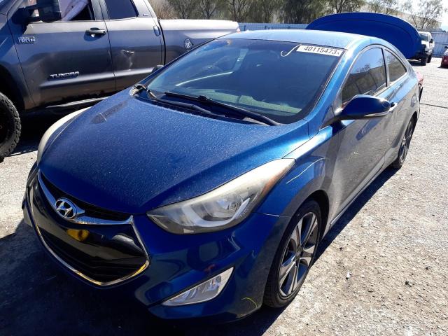 KMHDH6AH0EU026482 - 2014 HYUNDAI ELANTRA CO GS BLUE photo 1