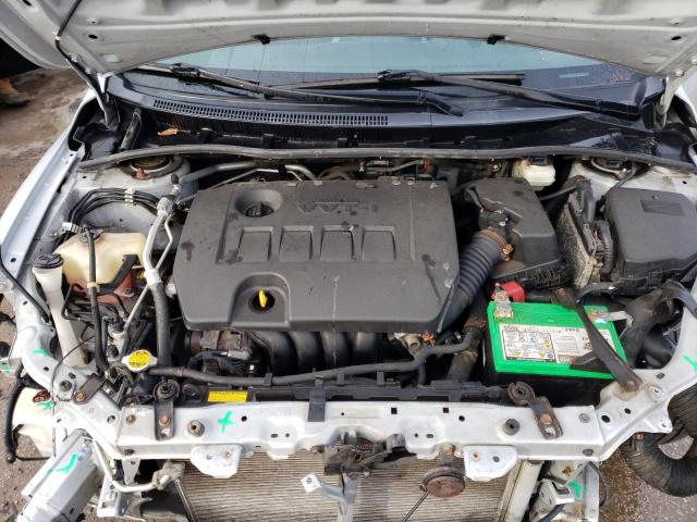 2T1BU4EE2DC101920 - 2013 TOYOTA COROLLA BASE SILVER photo 11