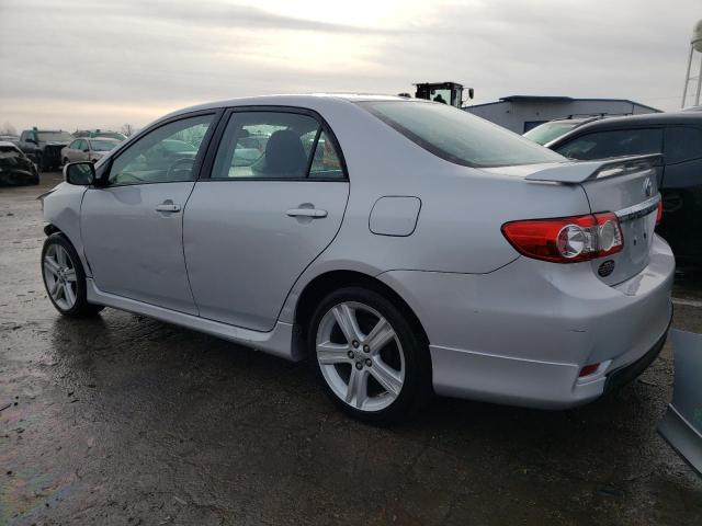 2T1BU4EE2DC101920 - 2013 TOYOTA COROLLA BASE SILVER photo 2