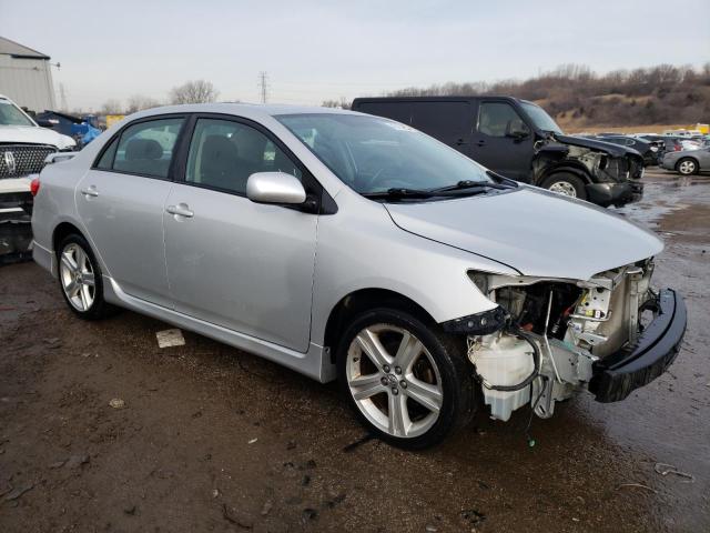 2T1BU4EE2DC101920 - 2013 TOYOTA COROLLA BASE SILVER photo 4