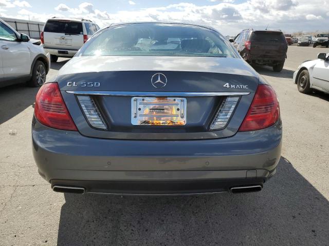 WDDEJ9EB2BA027544 - 2011 MERCEDES-BENZ CL 550 4MATIC CHARCOAL photo 6