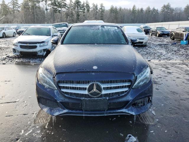 55SWF4KB6HU201170 - 2017 MERCEDES-BENZ C 300 4MATIC BLUE photo 5