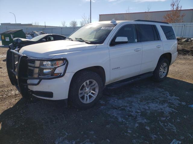 1GNSKAKCXJR298027 - 2018 CHEVROLET TAHOE K1500 LS WHITE photo 1