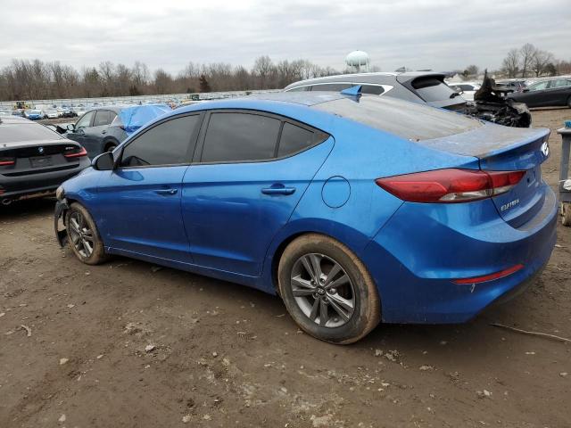 5NPD84LF1HH012884 - 2017 HYUNDAI ELANTRA SE BLUE photo 2