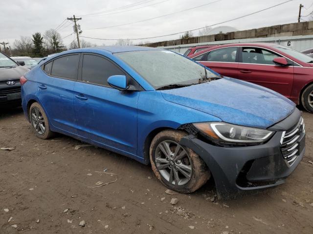 5NPD84LF1HH012884 - 2017 HYUNDAI ELANTRA SE BLUE photo 4