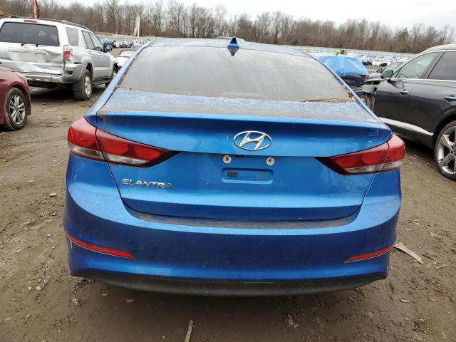 5NPD84LF1HH012884 - 2017 HYUNDAI ELANTRA SE BLUE photo 6