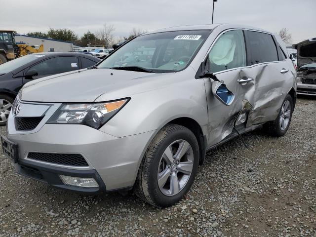 2HNYD2H38CH519101 - 2012 ACURA MDX TECHNOLOGY SILVER photo 1