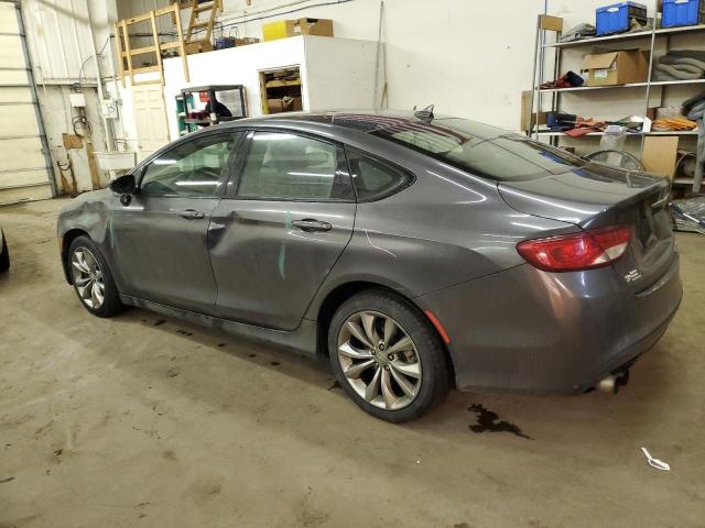 1C3CCCBB6GN138101 - 2016 CHRYSLER 200 S GRAY photo 2