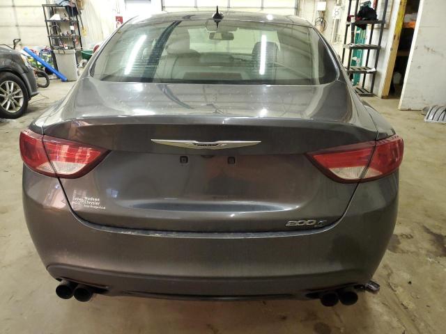 1C3CCCBB6GN138101 - 2016 CHRYSLER 200 S GRAY photo 6