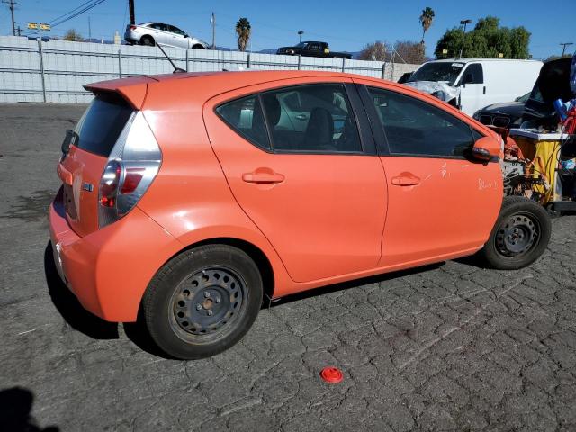 JTDKDTB32E1061762 - 2014 TOYOTA PRIUS C ORANGE photo 3