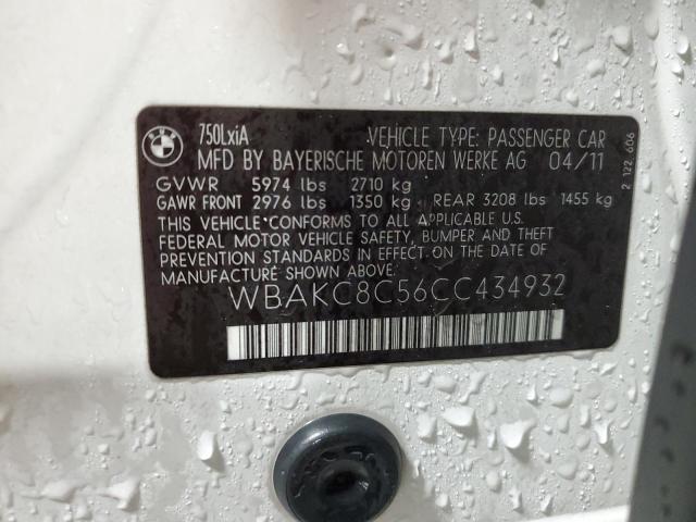 WBAKC8C56CC434932 - 2012 BMW ALPINA B7 LXI Ақ фото 12