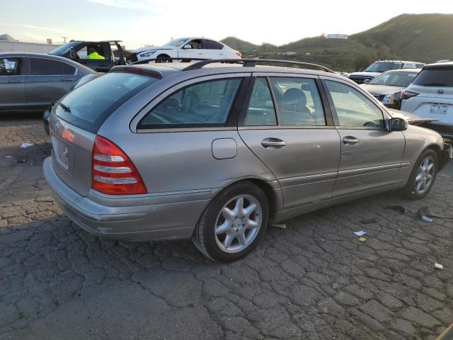 WDBRH61J94F477876 - 2004 MERCEDES-BENZ C 240 SPORTWAGON SILVER photo 3