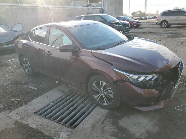 3N1AB8CV8PY299843 - 2023 NISSAN SENTRA SV BURGUNDY photo 4