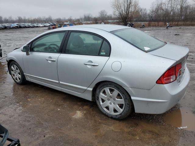 1HGFA16587L037100 - 2007 HONDA CIVIC LX SILVER photo 2