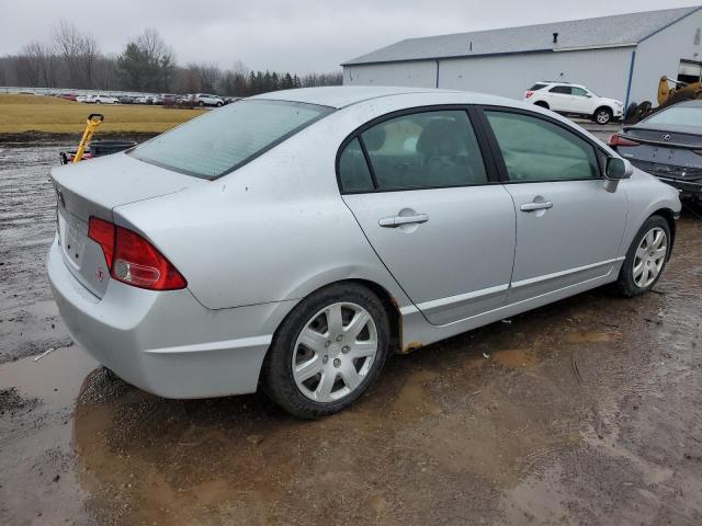 1HGFA16587L037100 - 2007 HONDA CIVIC LX SILVER photo 3