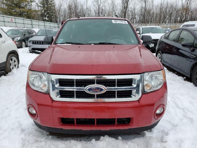 1FMCU0D75AKA42285 - 2010 FORD ESCAPE XLT BURGUNDY photo 5