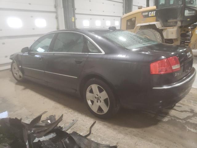 WAUML44E34N010291 - 2004 AUDI A8 L QUATTRO BLUE photo 2