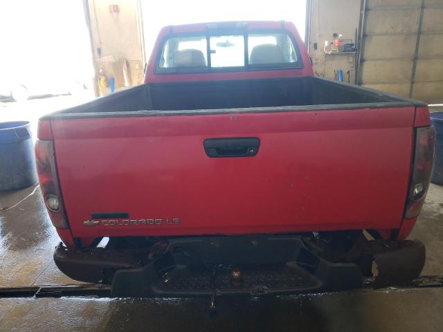 1GCDT146X48218855 - 2004 CHEVROLET COLORADO RED photo 6