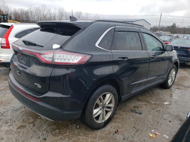 2FMTK4J85FBB50918 - 2015 FORD EDGE SEL BLACK photo 3