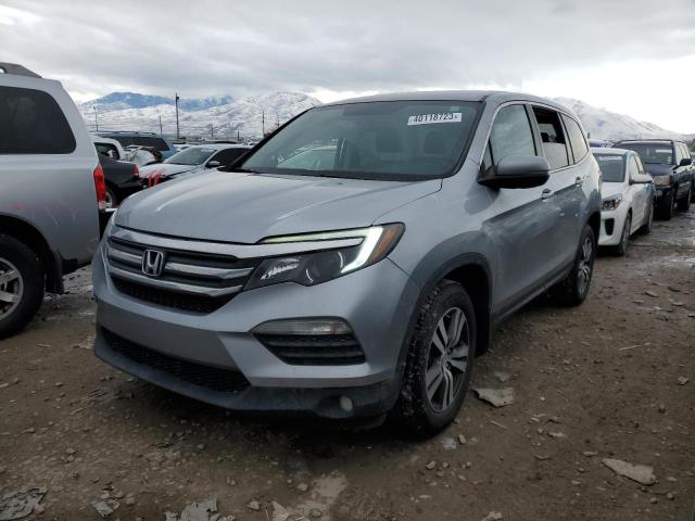 5FNYF6H36JB060466 - 2018 HONDA PILOT EX SILVER photo 1