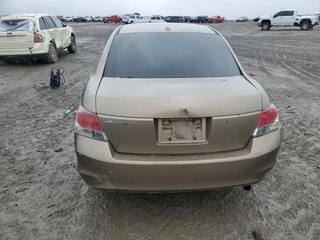 1HGCP26858A048408 - 2008 HONDA ACCORD EXL TAN photo 6