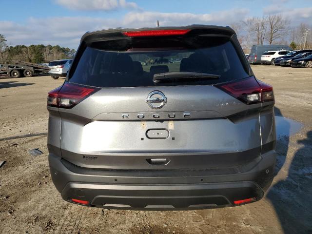 5N1AT3AAXMC754219 - 2021 NISSAN ROGUE S GRAY photo 6