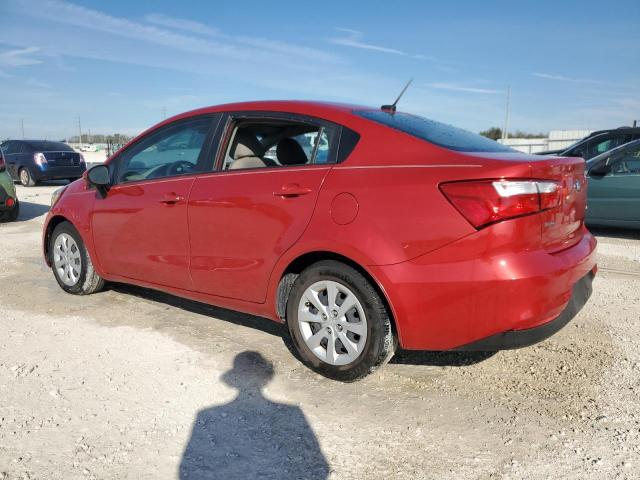 KNADM4A36H6118727 - 2017 KIA RIO LX RED photo 2