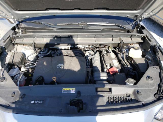 5TDHZRBHXLS502595 - 2020 TOYOTA HIGHLANDER XLE SILVER photo 12