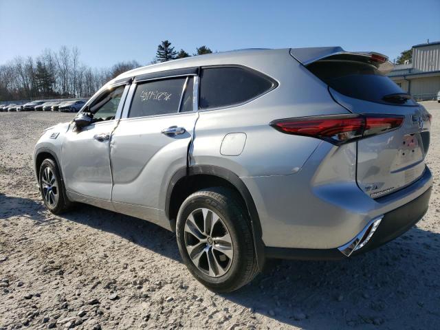 5TDHZRBHXLS502595 - 2020 TOYOTA HIGHLANDER XLE SILVER photo 2
