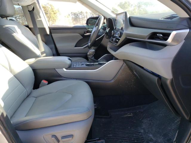 5TDHZRBHXLS502595 - 2020 TOYOTA HIGHLANDER XLE SILVER photo 7