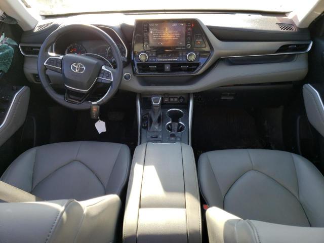 5TDHZRBHXLS502595 - 2020 TOYOTA HIGHLANDER XLE SILVER photo 8