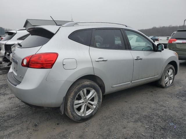 JN8AS5MVXCW400803 - 2012 NISSAN ROGUE S SILVER photo 3