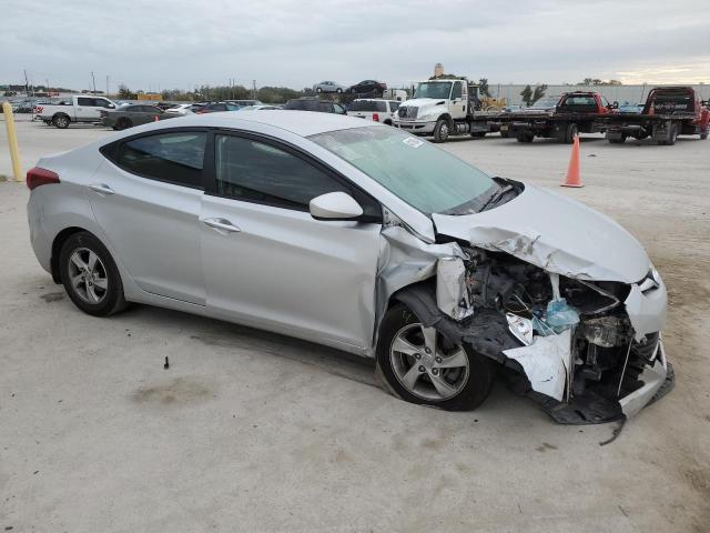 KMHDH4AE5FU309925 - 2015 HYUNDAI ELANTRA SE SILVER photo 4