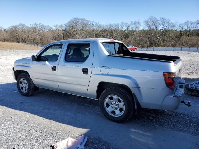 2HJYK16208H526711 - 2008 HONDA RIDGELINE RT SILVER photo 2