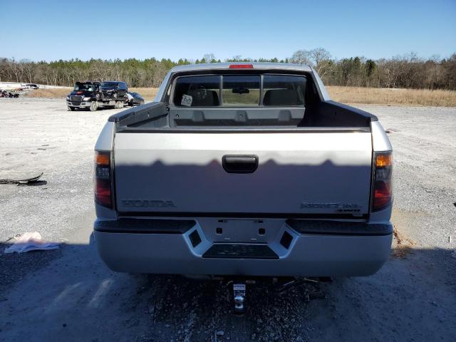 2HJYK16208H526711 - 2008 HONDA RIDGELINE RT SILVER photo 6