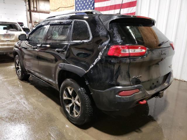 1C4PJMBSXHD234135 - 2017 JEEP CHEROKEE TRAILHAWK BLACK photo 2
