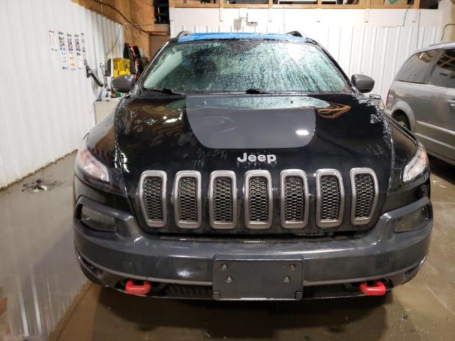 1C4PJMBSXHD234135 - 2017 JEEP CHEROKEE TRAILHAWK BLACK photo 5