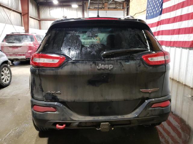 1C4PJMBSXHD234135 - 2017 JEEP CHEROKEE TRAILHAWK BLACK photo 6