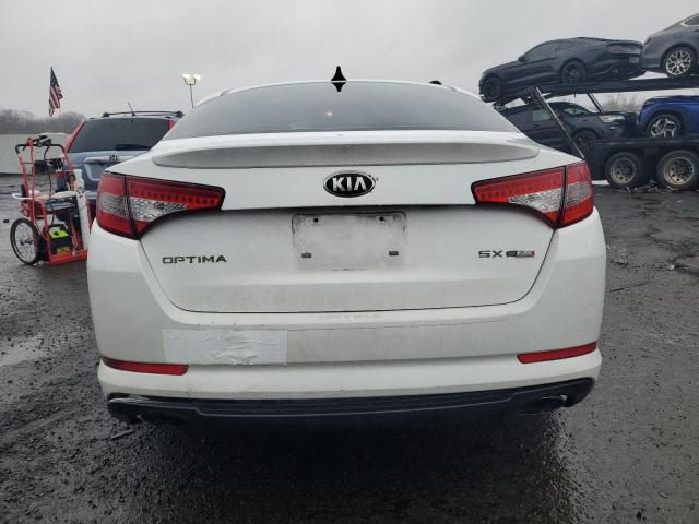 5XXGR4A60DG113739 - 2013 KIA OPTIMA SX WHITE photo 6