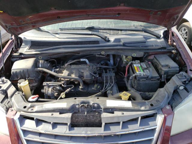 2A8HR54P08R788351 - 2008 CHRYSLER TOWN & COU TOURING მუქწითელი ფოტო 12