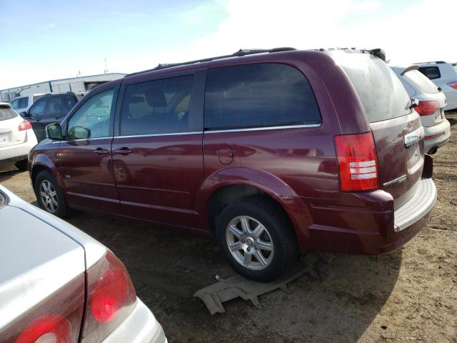 2A8HR54P08R788351 - 2008 CHRYSLER TOWN & COU TOURING მუქწითელი ფოტო 2