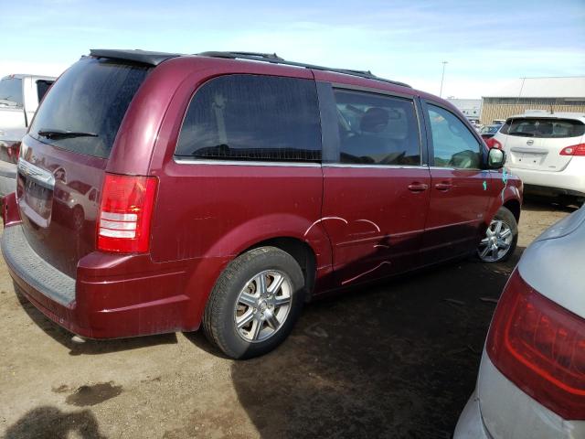 2A8HR54P08R788351 - 2008 CHRYSLER TOWN & COU TOURING მუქწითელი ფოტო 3