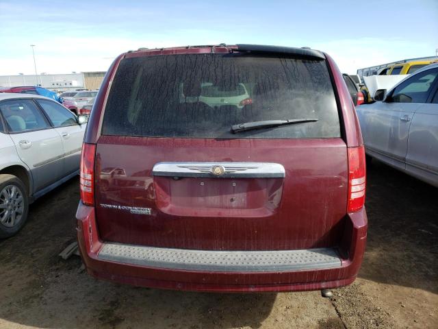 2A8HR54P08R788351 - 2008 CHRYSLER TOWN & COU TOURING მუქწითელი ფოტო 6