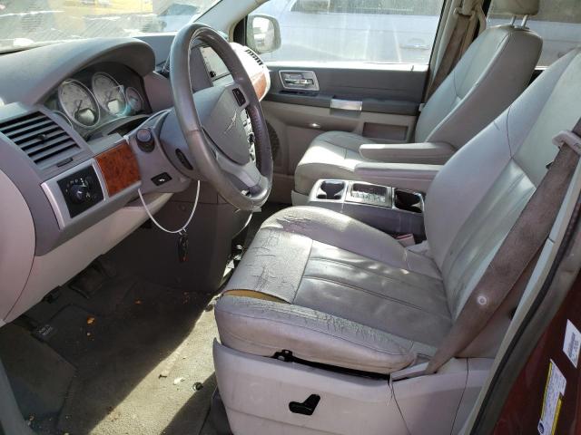 2A8HR54P08R788351 - 2008 CHRYSLER TOWN & COU TOURING მუქწითელი ფოტო 7