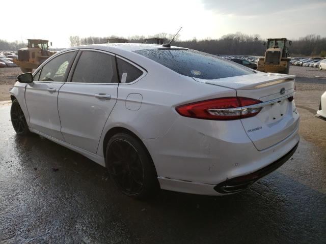 3FA6P0K9XJR129226 - 2018 FORD FUSION TITANIUM/PLATINUM WHITE photo 2