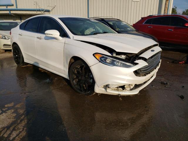 3FA6P0K9XJR129226 - 2018 FORD FUSION TITANIUM/PLATINUM WHITE photo 4